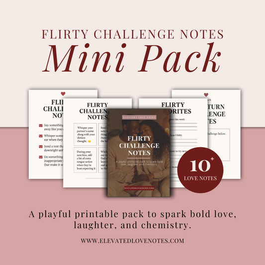 Flirty Challenge Notes Mini Pack