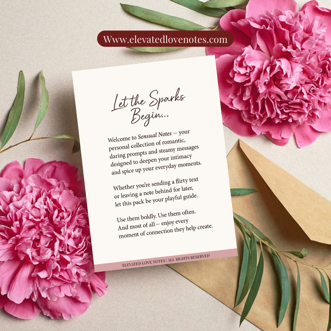 Sensual Notes – A Romantic & Steamy Printable Note Pack
